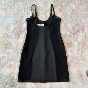 Hunkemöller black sheer mini bodycon shapewear dress M